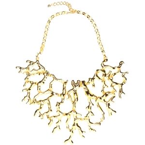 Branch necklace Gold Metal color gorgeous